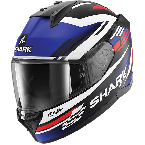 Shark D-Skwal 3 FirstLap Full Face Helmet KBR - Blue / Red