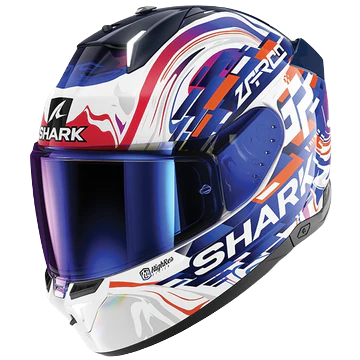 Shark Skwal I3 Full Face Helmet Zarco GP Replica - White / Violet / Blue