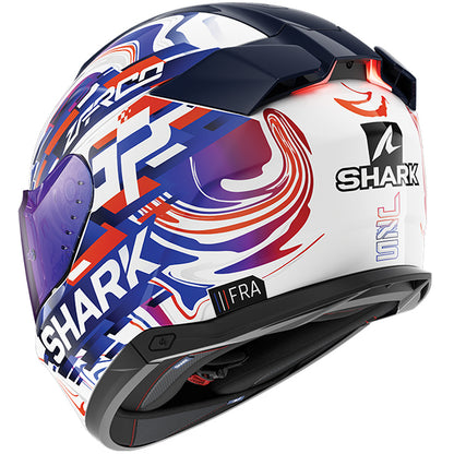 Shark Skwal I3 Full Face Helmet Zarco GP Replica - White / Violet / Blue