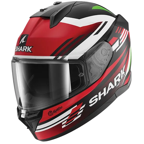 Shark D-Skwal 3 FirstLap Full Face Helmet KRG - Black / Red / Green