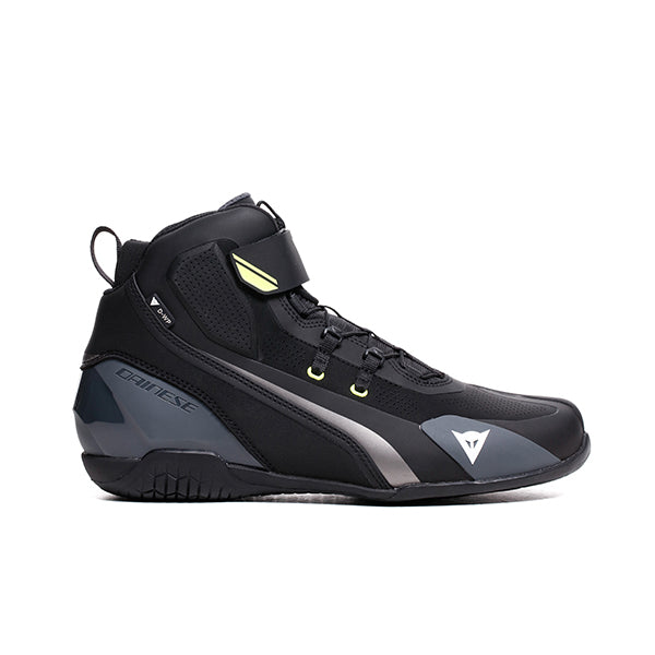 Dainese Herian D-Waterproof Shoes - Black / White / Yellow Fluo