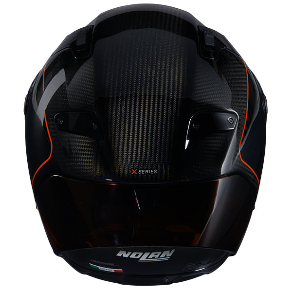 Nolan X-804 RS Carbon Full Face Helmet Asso Di Picche 342 - Black / Red