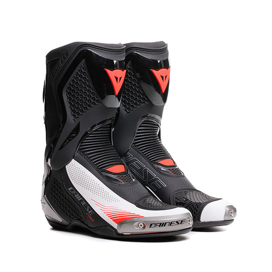 Dainese Torque 4 Air Boots - Black / White / Fluo Red
