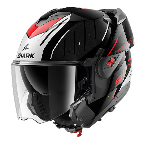 Shark OXO Flip Front Helmet Rydger KSR - Black / Red