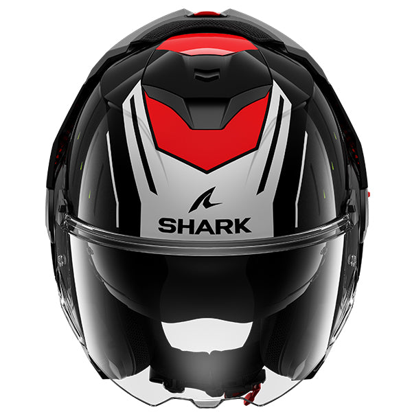 Shark OXO Flip Front Helmet Rydger KSR - Black / Red
