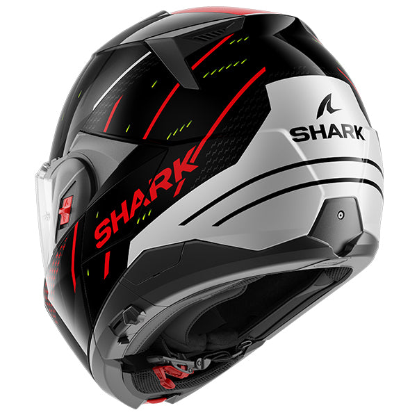 Shark OXO Flip Front Helmet Rydger KSR - Black / Red