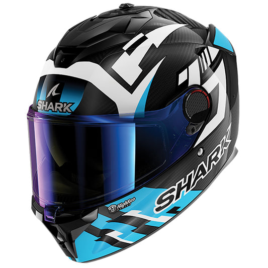Shark Spartan Gt Pro Carb Zarco DWB - Blue / White