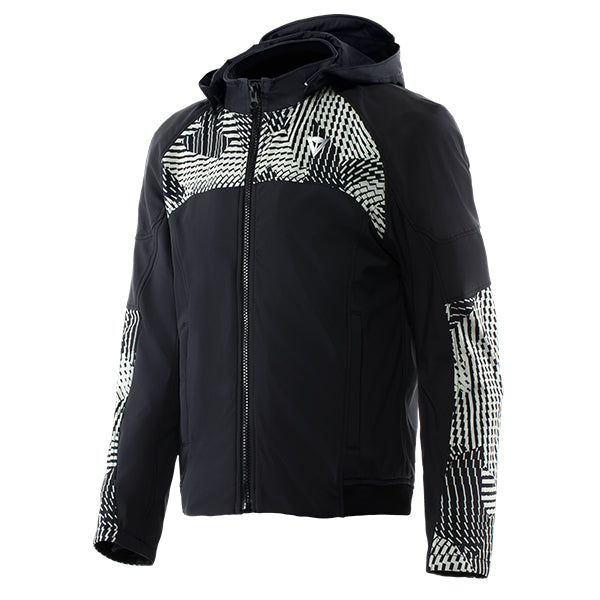 Dainese Ignite 2 Hoodie - Black / Moss Grey