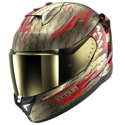Shark Skwal I3 Full Face Helmet Venum KRQ - Black / Red / Gold