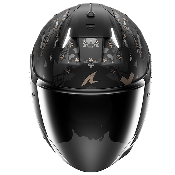 Shark Skwal I3 Jet Hellcat KUA - Matt Black / Chrome / Anthracite