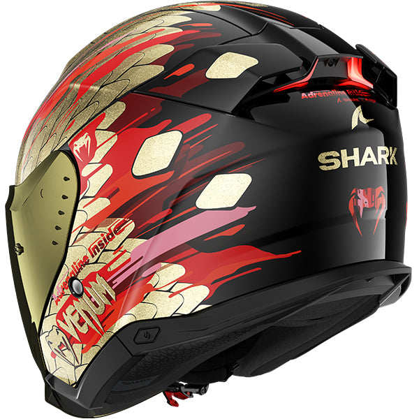 Shark Skwal I3 Jet Venum KRQ - Red / Gold