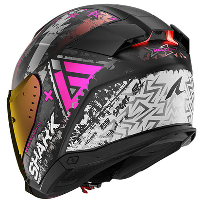 SHARK SKWAL I3 JET HELLCAT Mat KUV - FREE IRIDIUM VISOR