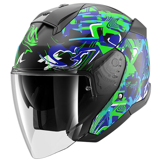 Shark Skwal Jet Pranz Mat KGB - Black / Blue / Green