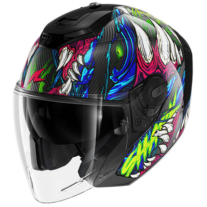 Shark RS Jet Carbon Shaytan KGV - Violet / Green / Blue