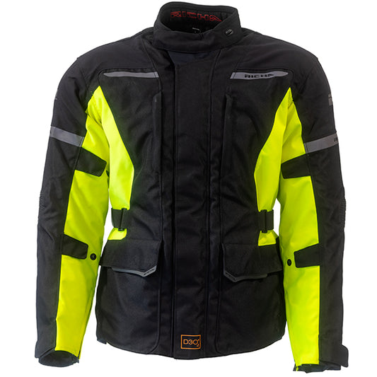 Richa Phantom Prime Waterproof Jacket - Black / Fluo