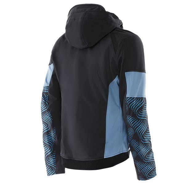 Dainese Ignite 2 Ladies Hoodie - Black / Blue Mirage