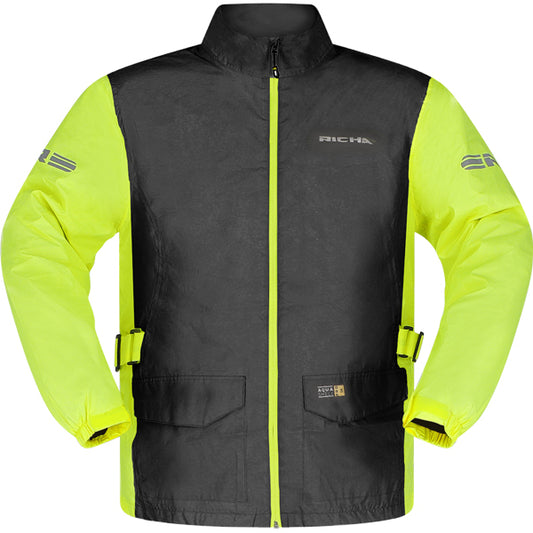 Richa Monsoon Rain Jacket Black / Fluo