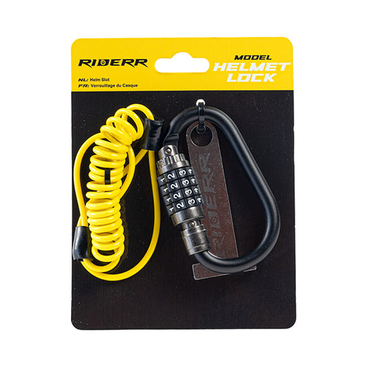 Riderr Helmet Lock Black - Yellow