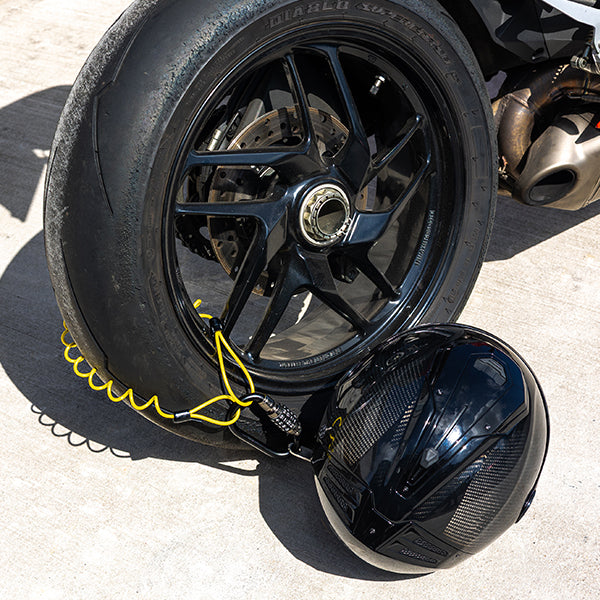 Riderr Helmet Lock Black - Yellow