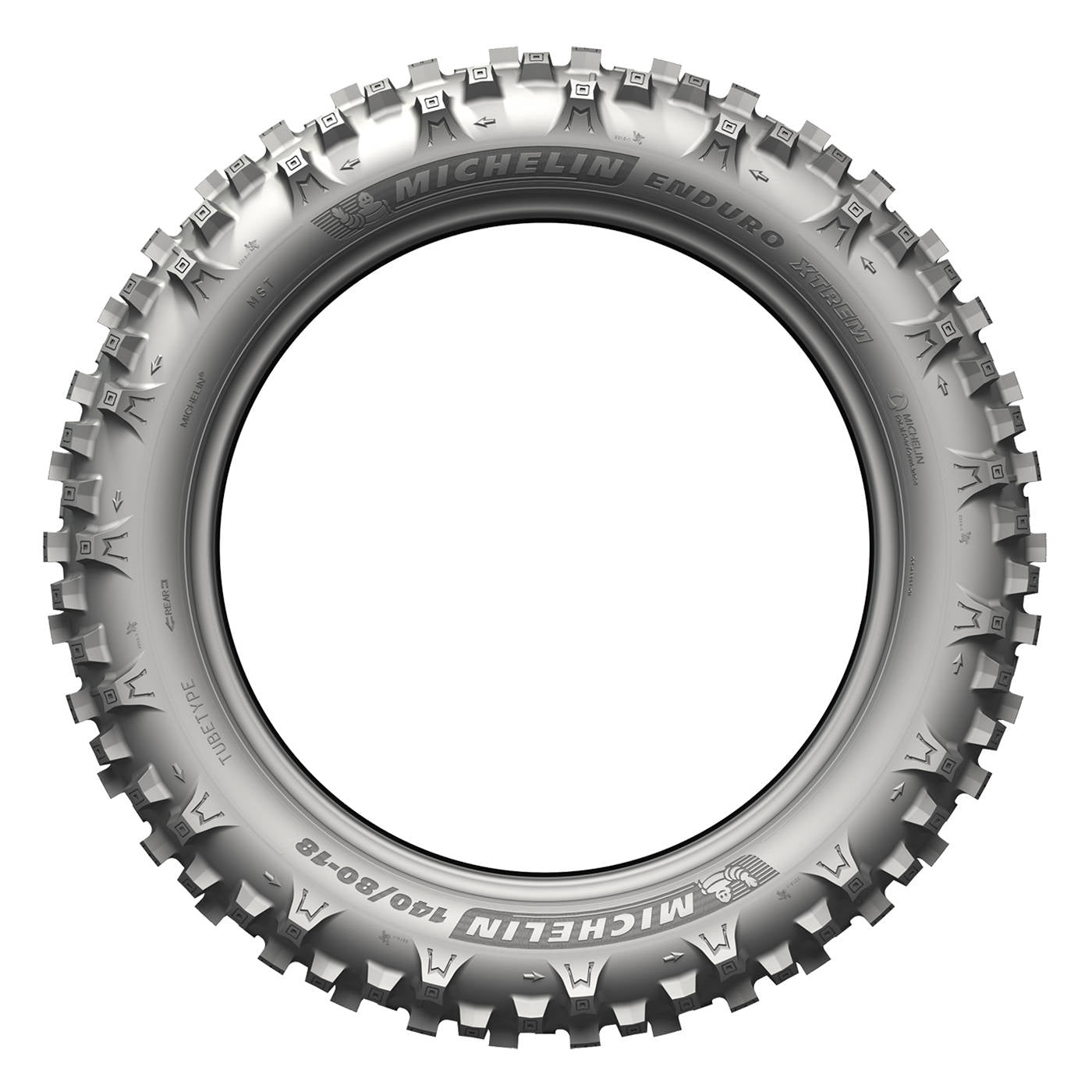 Michelin Enduro Xtrem Rear Tyre 140 / 80-18 - FIM Approved