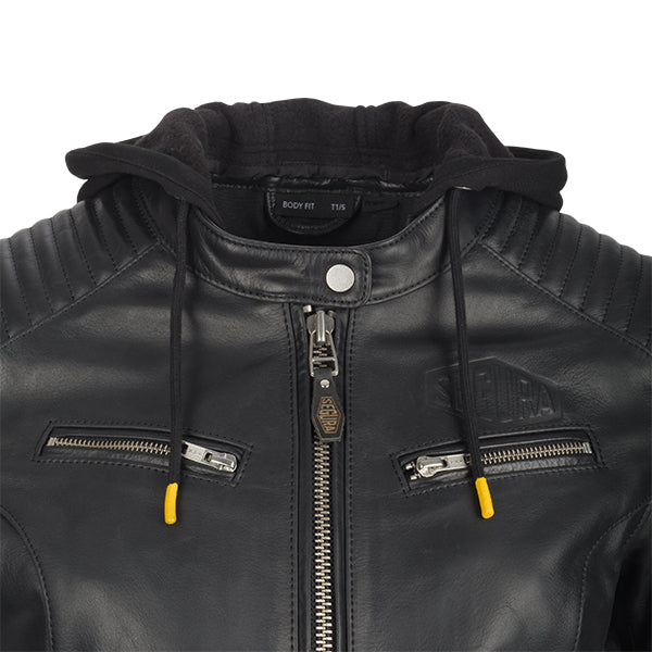 Segura Dorian Ladies Leather Jacket - Black