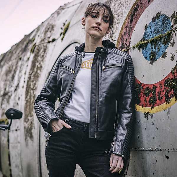 Segura Dorian Ladies Leather Jacket - Black