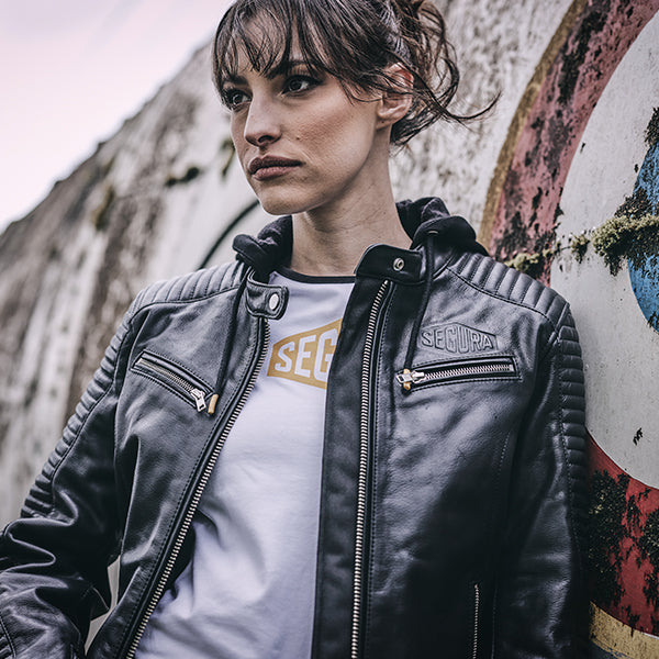 Segura Dorian Ladies Leather Jacket - Black