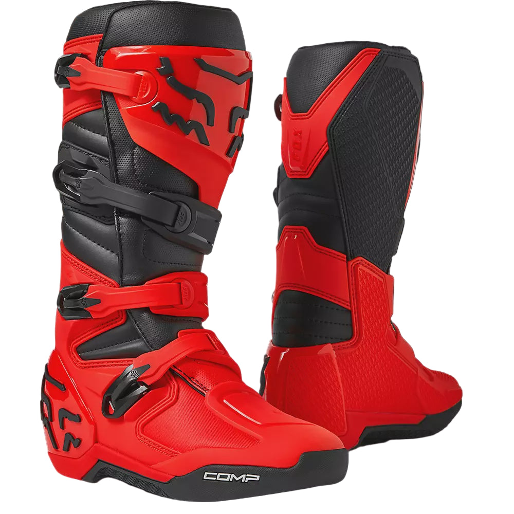 Fox Comp Boots - Flo Red
