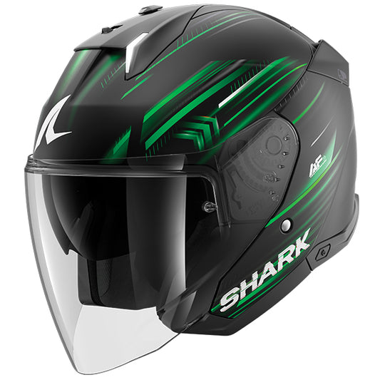 Shark Skwal I3 Jet Light Blur KGW - Green / Black