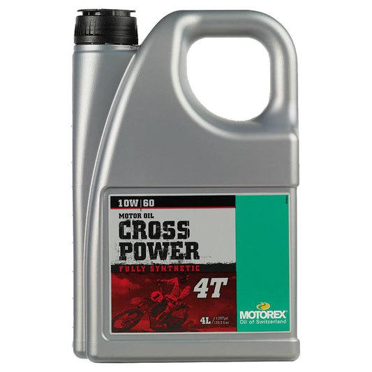 Motorex Cross Power 10W60 4T Fully Synth 4 Litre