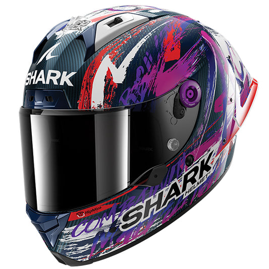 Shark Aeron-GP FIM Zarco Sign DWV - Blue / Purple / Red