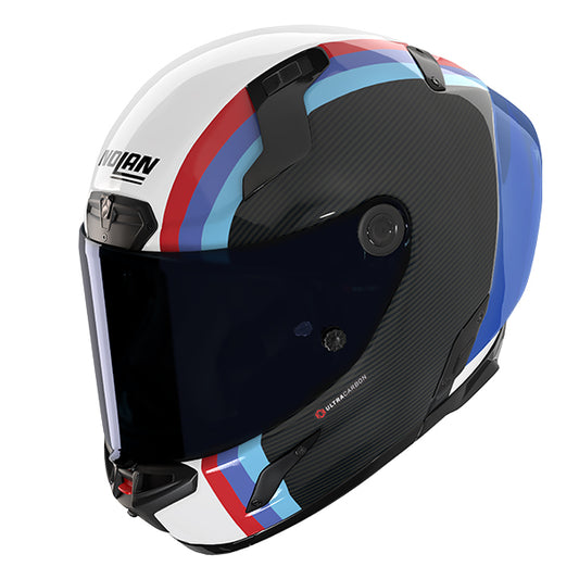 Nolan X-804 RS Carbon Gemini 365 - Carbonio / Bianco / Blu / Rosso