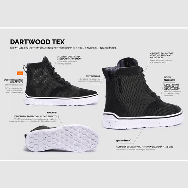 TCX Dartwood Tex 622 - Black / White