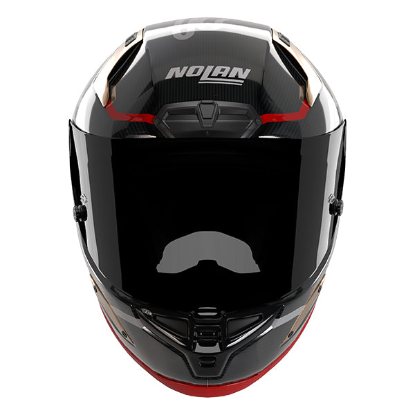 Nolan X-804 RS SBK 360 - Carbonio / Rosso / Oro