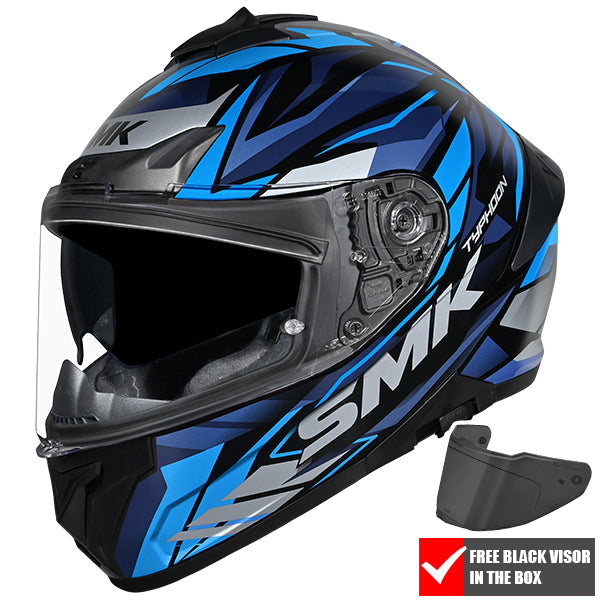 SMK Typhoon Rival GL256 - Black / Blue