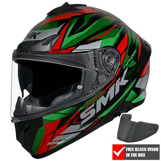 SMK Typhoon Rival GL283 - Green / Red / Grey