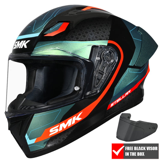 SMK Stellar Sport Flight GL257C - Black / Green / Red