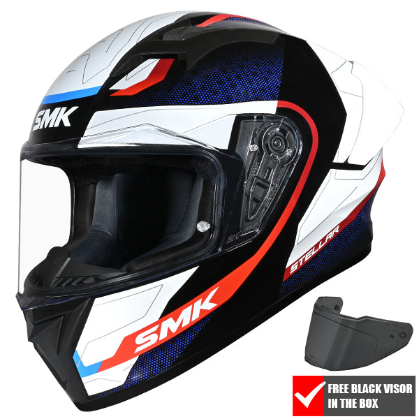 SMK Stellar Sport Flight GL213 - Black / White / Blue / Red