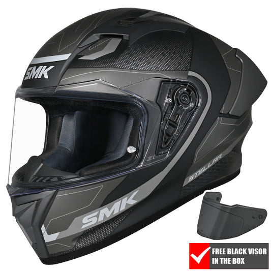 SMK STELLAR SPORT FLIGHT MA266 - BLACK / GREY / ANTHRACITE