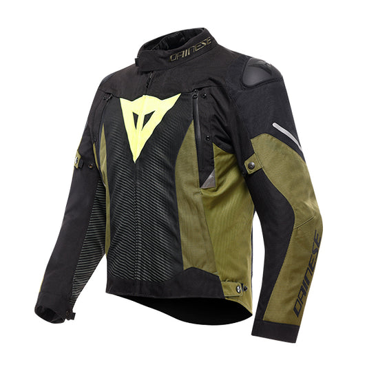 Dainese Super Sprint D-Dry Jacket - Black / Green / Fluo yellow