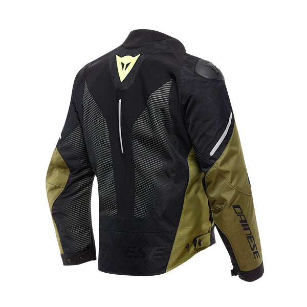Dainese Super Sprint D-Dry Jacket - Black / Green / Fluo yellow