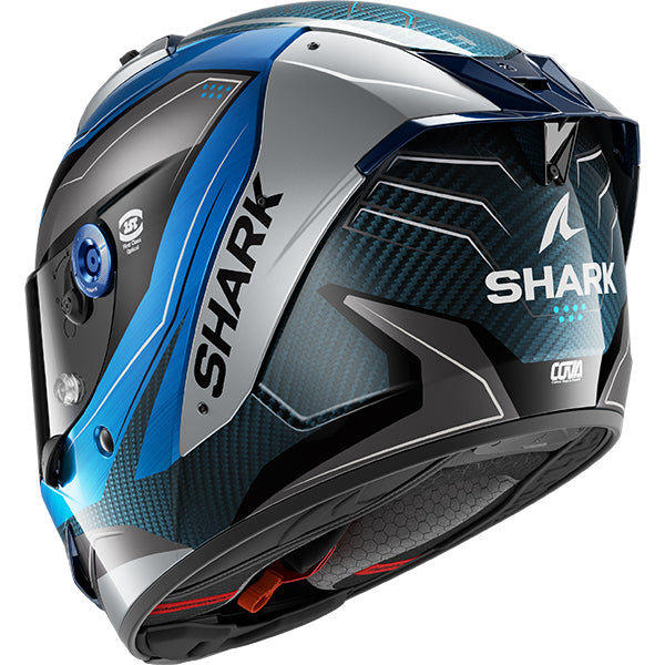 Shark Aeron Mekarium DBS - Carbon / Blue / Silver