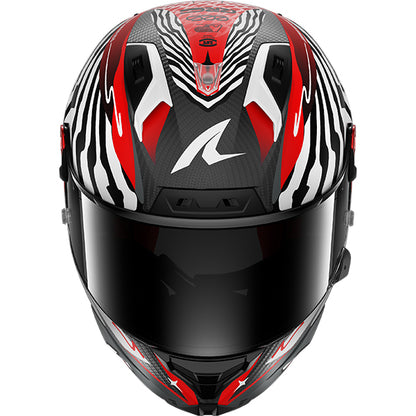 Shark Aeron-GP FIM 2 Speed-Fancy DWR - Matt Carbon / White / Red