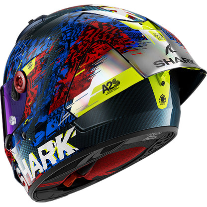 Shark Aeron-GP FIM 2 Speed-VIB DBR - Blue / Red
