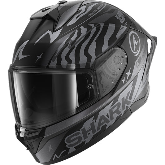Shark Skwal Cup Speed-Fancy Mat KAS - Mat Black / Anthracite / Silver