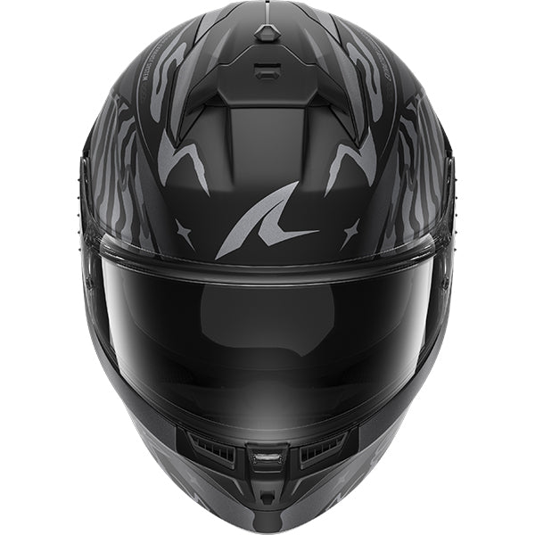 Shark Skwal Cup Speed-Fancy Mat KAS - Mat Black / Anthracite / Silver