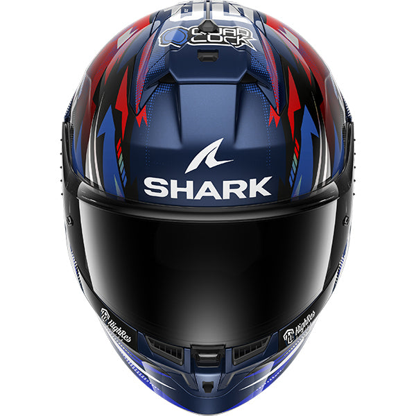 Shark Skwal Cup Zarco GP De France BUR - Blue / Chrome / Red