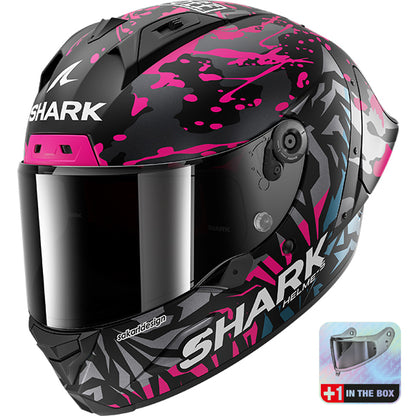 Shark Aeron-GP FIM 2 Redding KVB - Black / Pink