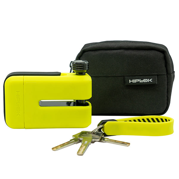 Hiplok MD1000 Disc Lock - Neon Yellow