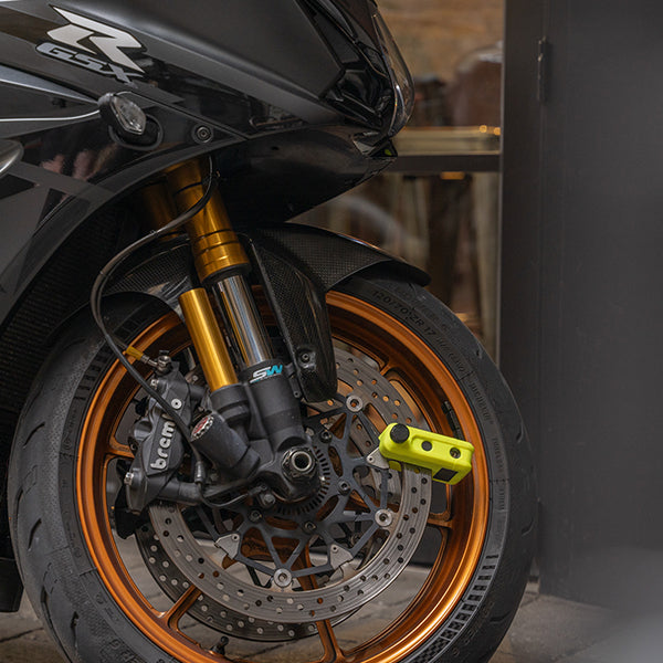 Hiplok MD1000 Disc Lock - Neon Yellow